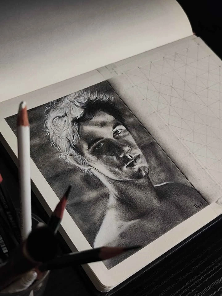 Commission Graphite Portrait - photo 3