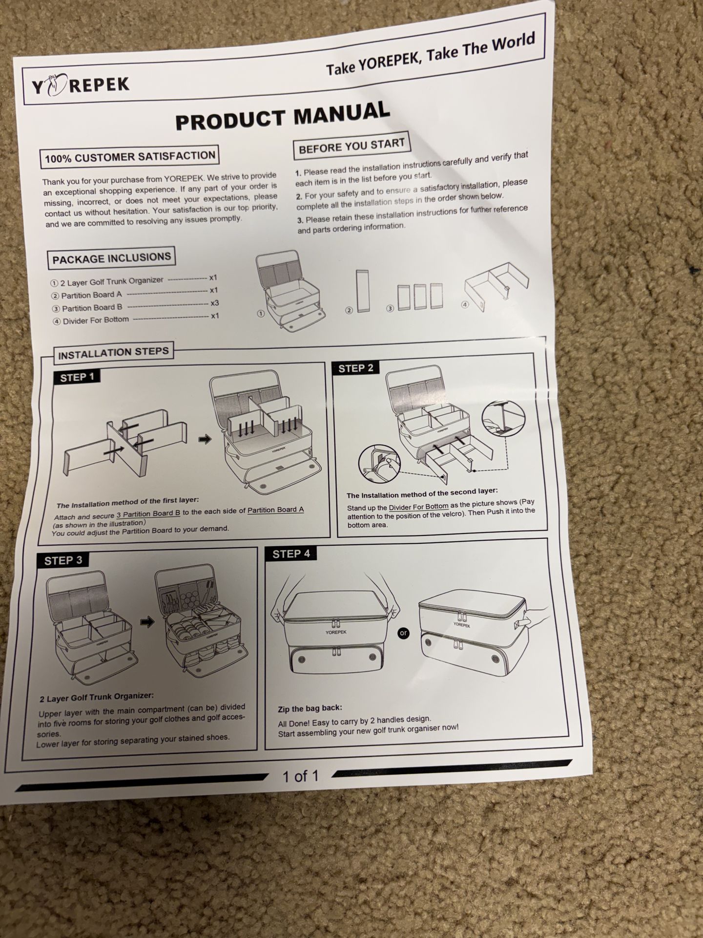 Golf Trunk Organizer - photo 5