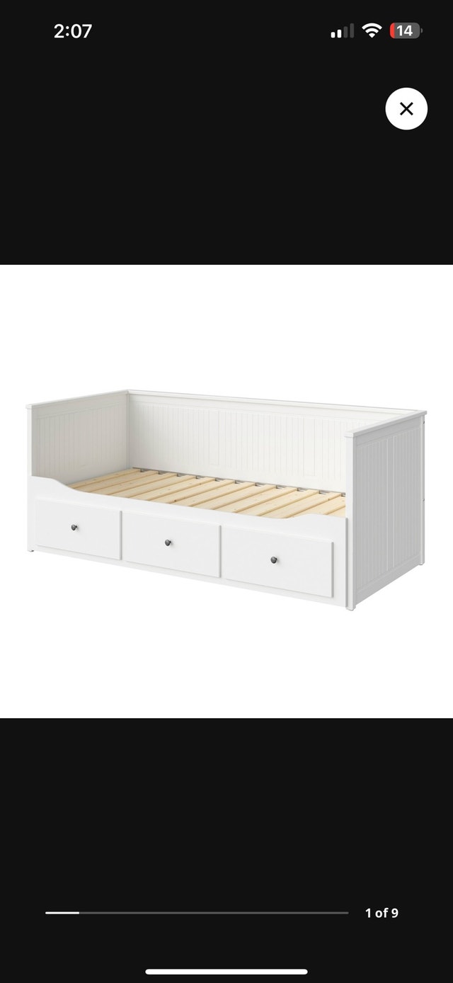 Free delivery today IKEA Hemnes Twin XL Daybed w/  2 Mattress - photo 2