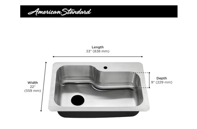 BNIB Stainless Steel Kitchen Sink by American Standard - photo 2