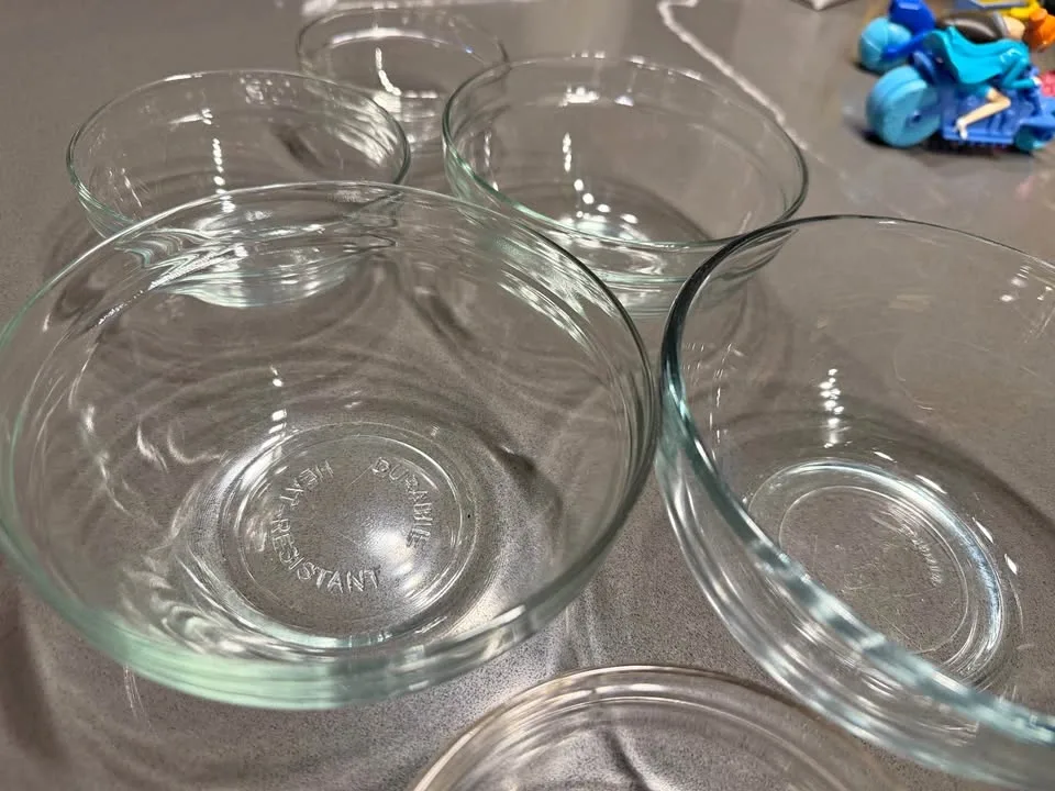 Set of 6 Glass Bowls