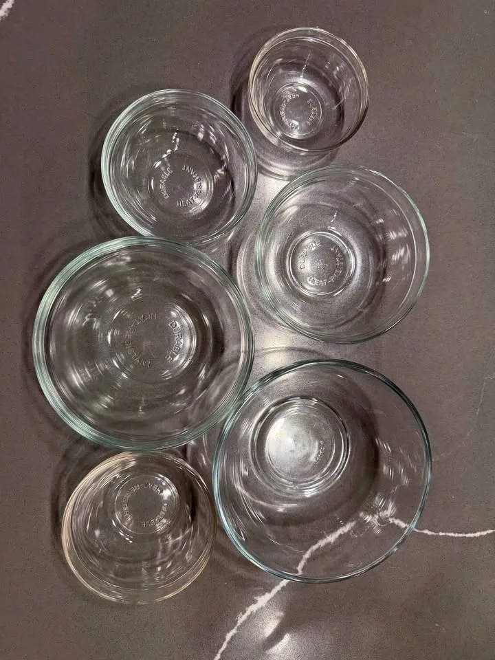 Set of 6 Glass Bowls - photo 3