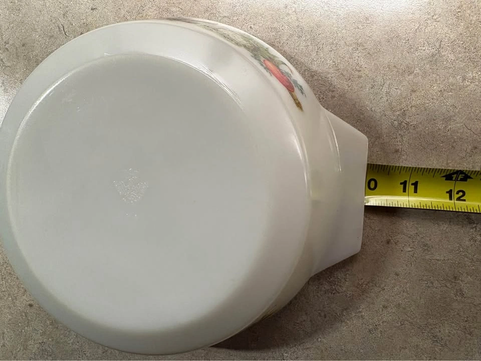 1970’s JAJ Pyrex (UK) 10” Casserole Dish - Tuscany Market Garden - photo 2