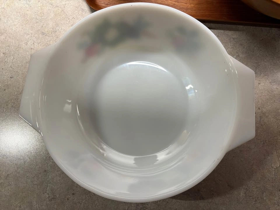1970’s JAJ Pyrex (UK) 10” Casserole Dish - Tuscany Market Garden - photo 4