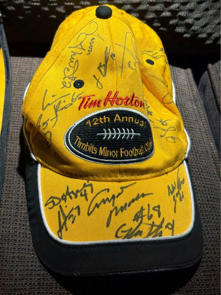 Vintage 2010 Hamilton Tiger-Cats SIGNED Football - photo 5