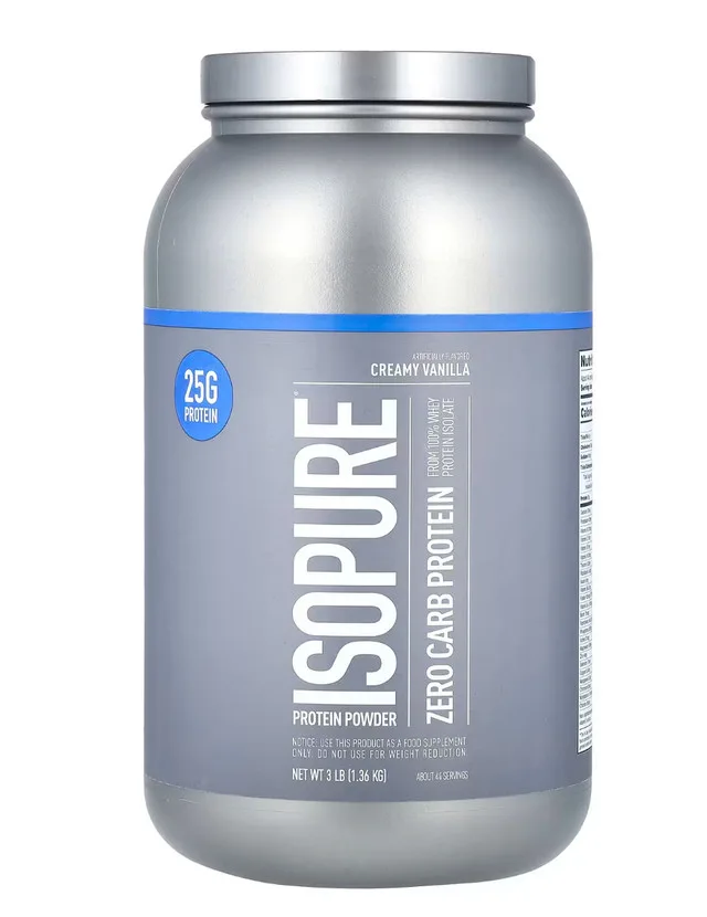 Zero Carb Protein Powder, Creamy Vanilla, 3 lb (1.36 kg) thumbnail