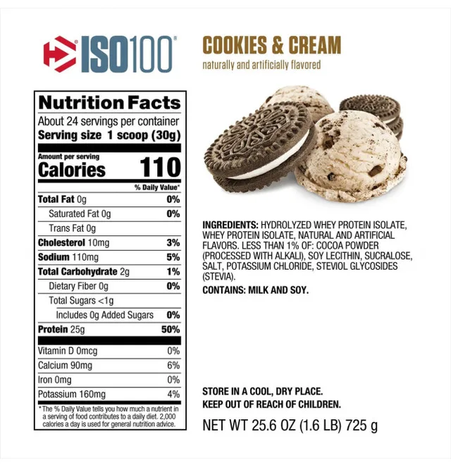 Dymatize ISO100 Hydrolyzed Whey Protein Isolate image indicator(2)