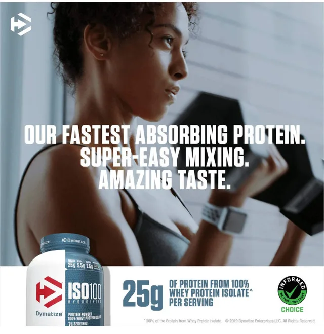 Dymatize ISO100 Hydrolyzed Whey Protein Isolate image indicator(5)