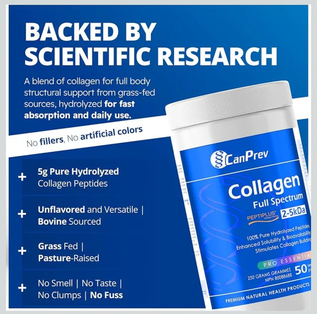 CanPrev Collagen Full Spectrum Peptiplus, 250g Powder image indicator(3)