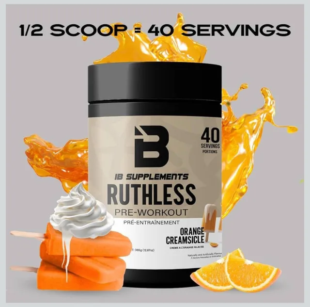 Iron Brothers Ruthless Pre workout Orange Creasicle image indicator(3)