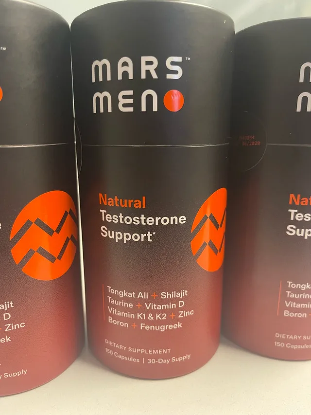 Mars Men - Natural Testoterone Support 150 Capsules thumbnail