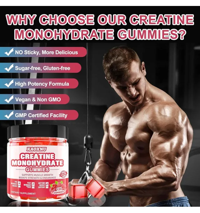 Creatine Monohydrate Gummies 120 CT - 5000mg image indicator(4)
