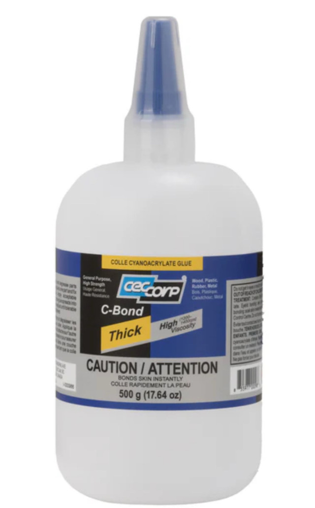 C-Bond Thick Cyanoacrylate Glue by CECCORP Super - photo 2