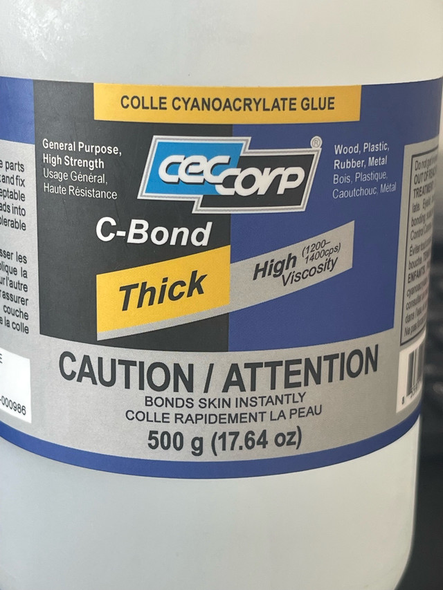 C-Bond Thick Cyanoacrylate Glue by CECCORP Super - photo 3