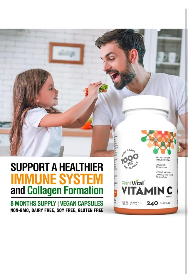 PlantVital Vitamin C 1000mg - Made in Canada - image indicator(6)