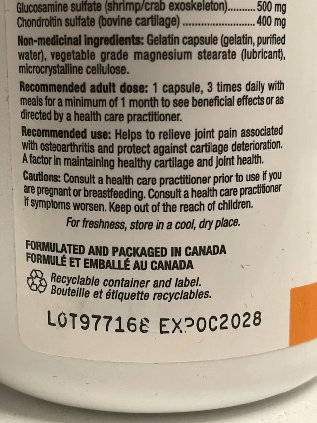 Natural Factors Glucosamine & Chondroitin 900 mg, 120 Casules, V image indicator(2)
