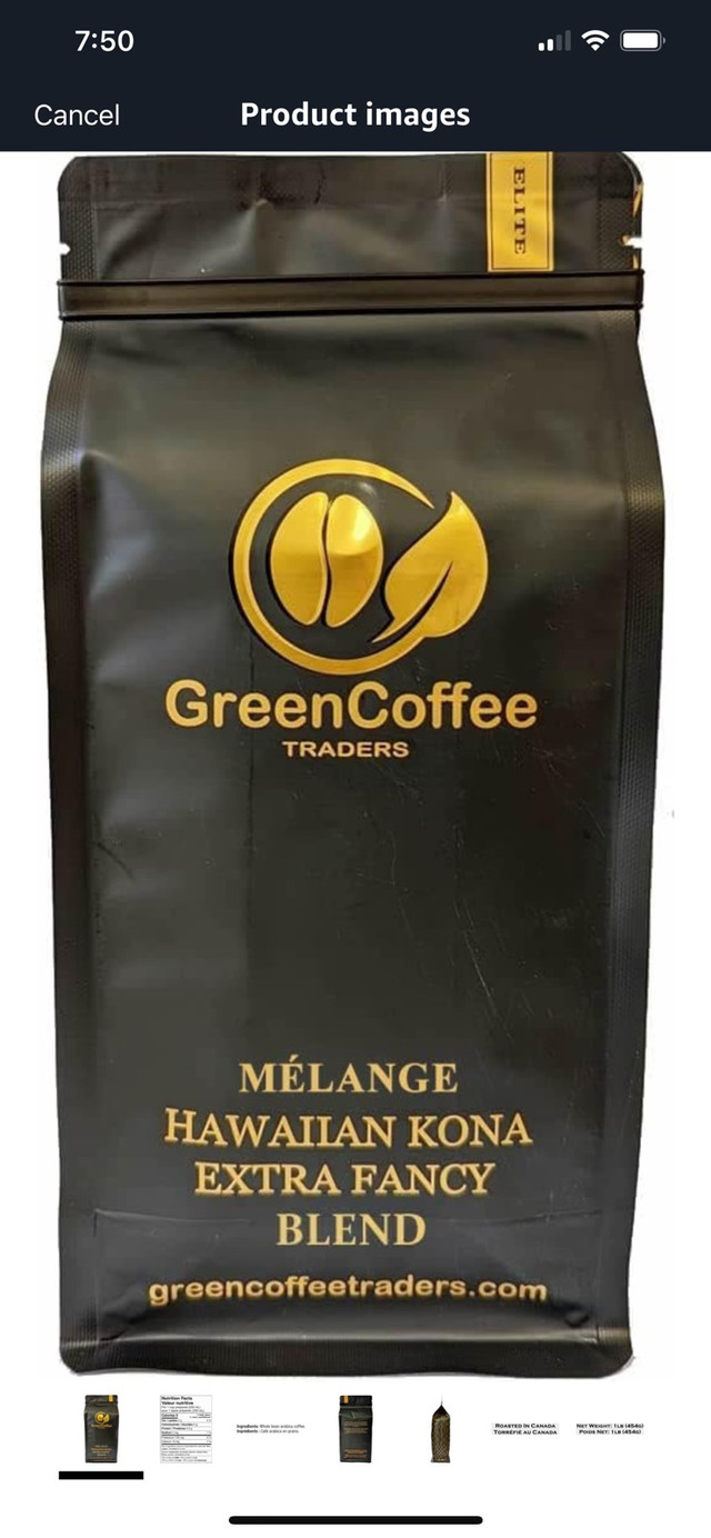 Coffee Hawaiian Kona Extra Fancy Coffee (1lb) - photo 2