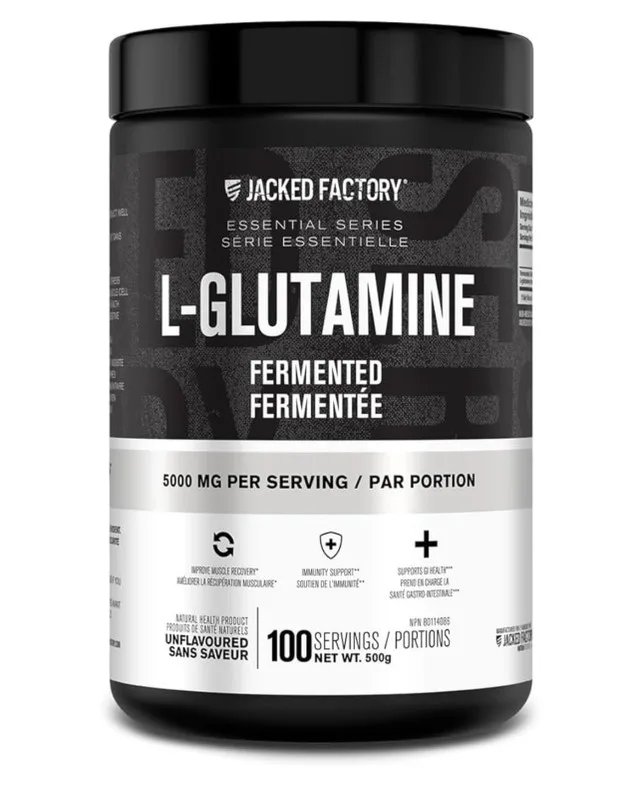 L-Glutamine Powder 500g, 100 Servings - Vegan FermentedL Glutami thumbnail