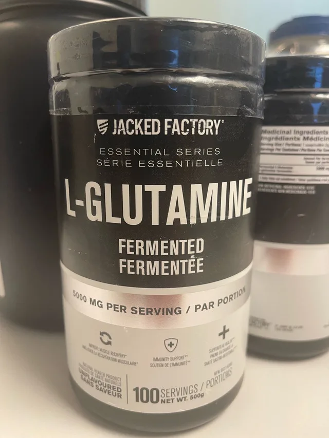 L-Glutamine Powder 500g, 100 Servings - Vegan FermentedL Glutami image indicator(3)