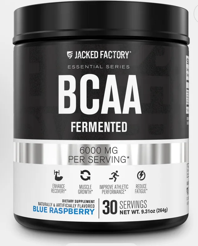 BCAA Powder Jacked Factory Blue Rasperry thumbnail
