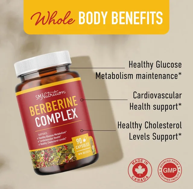 Berberine HCL Supplement | 1000mg | Support Glucos image indicator(2)