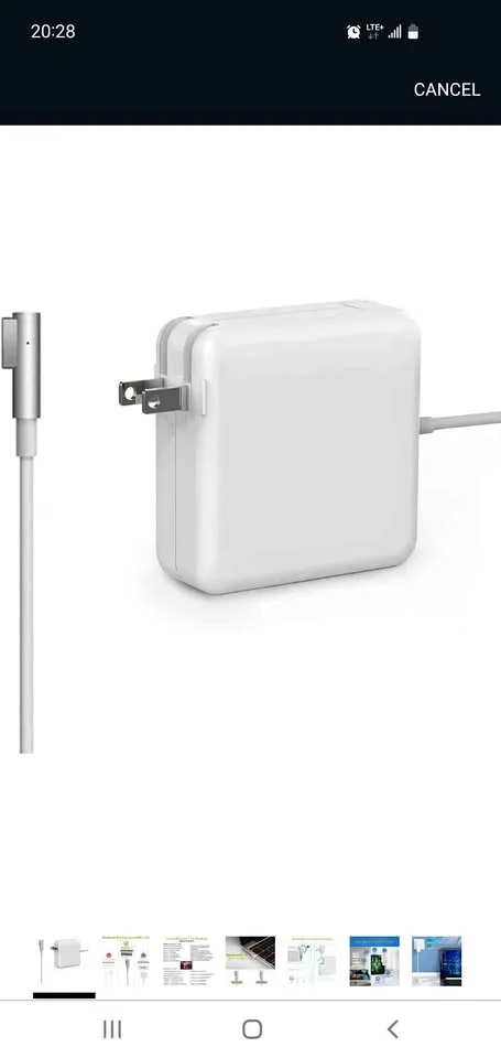 Mac book charger original thumbnail