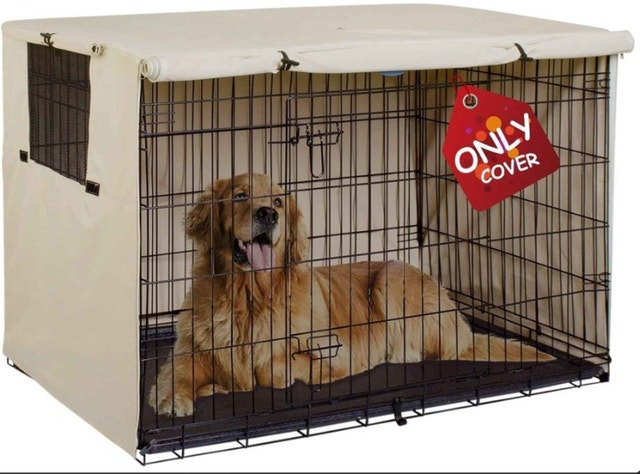 Explore Land 42" Dog Crate Cover - Light Tan