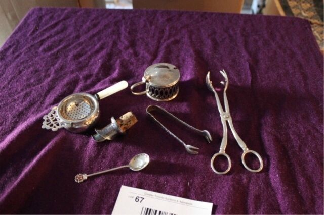 Birk's Sterling Tongs + Silverplate Selection