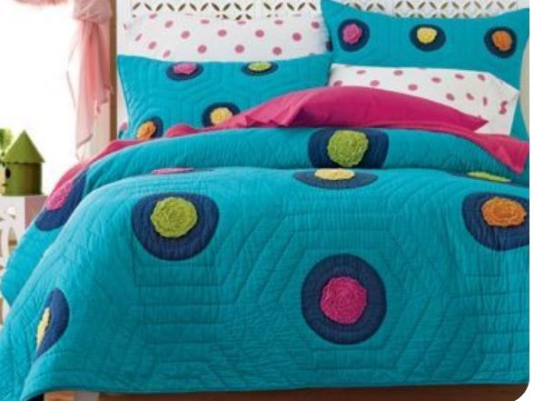 Company Kids Ellie Queen Quilt & 2 Shams 100% Cotton