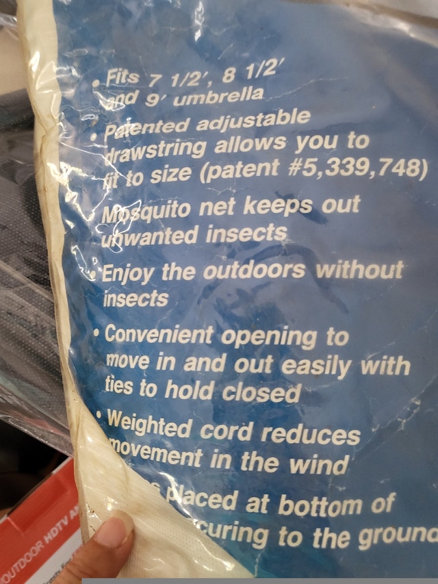 New Mosquito Net for Umbrella/Gazebo up to 9 ft - photo 4