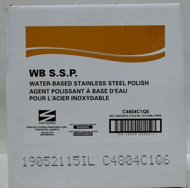 Sani-Service Water-Based Stainless Steel Polish Agent 32oz - photo 2