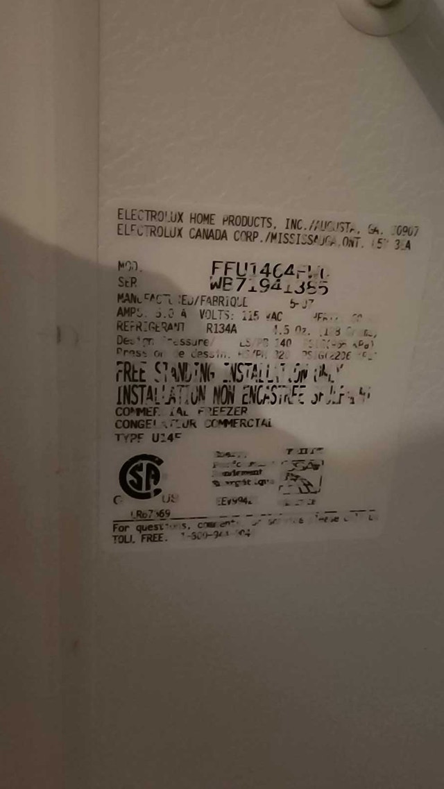 Electrolux Freezer Frigidaire - photo 3