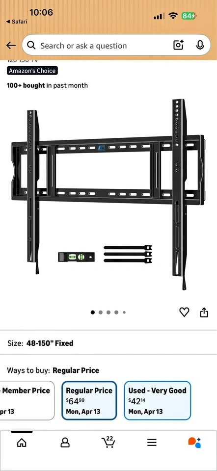 Premium Heavy-Duty TV Wall Mount 📺