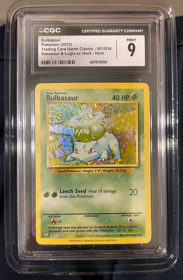Bulbasaur Pokemon Card