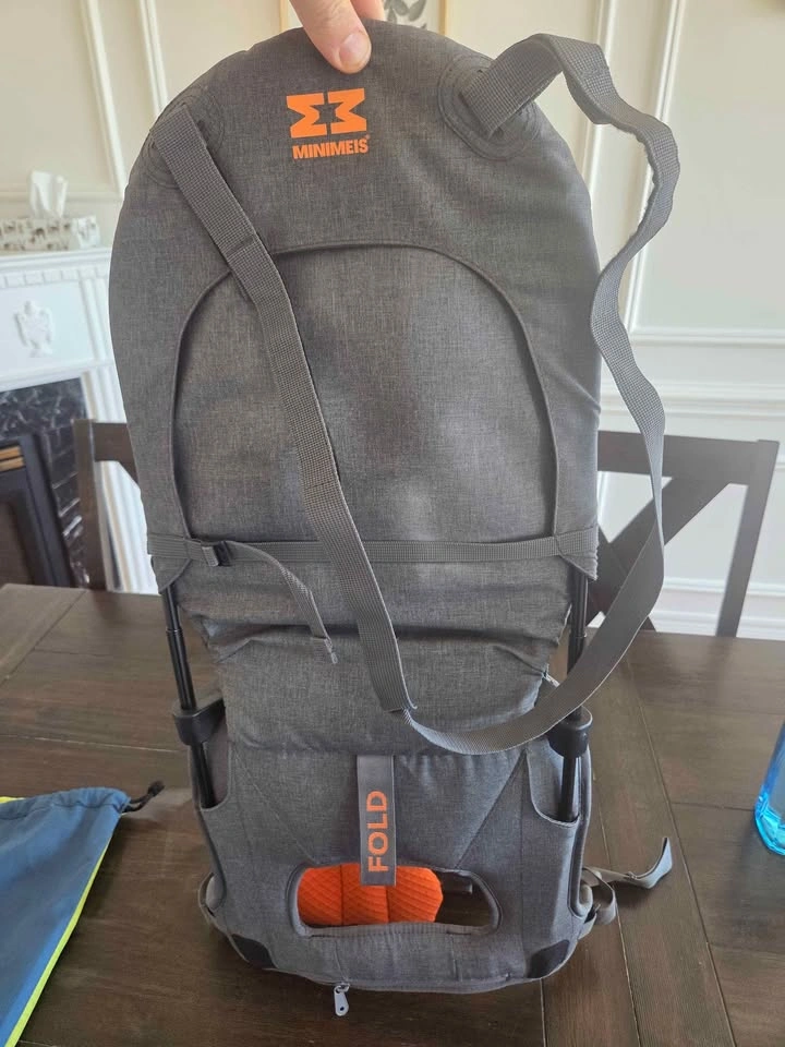 MiniMeis G4 Child Shoulder Carrier, Grey - photo 4