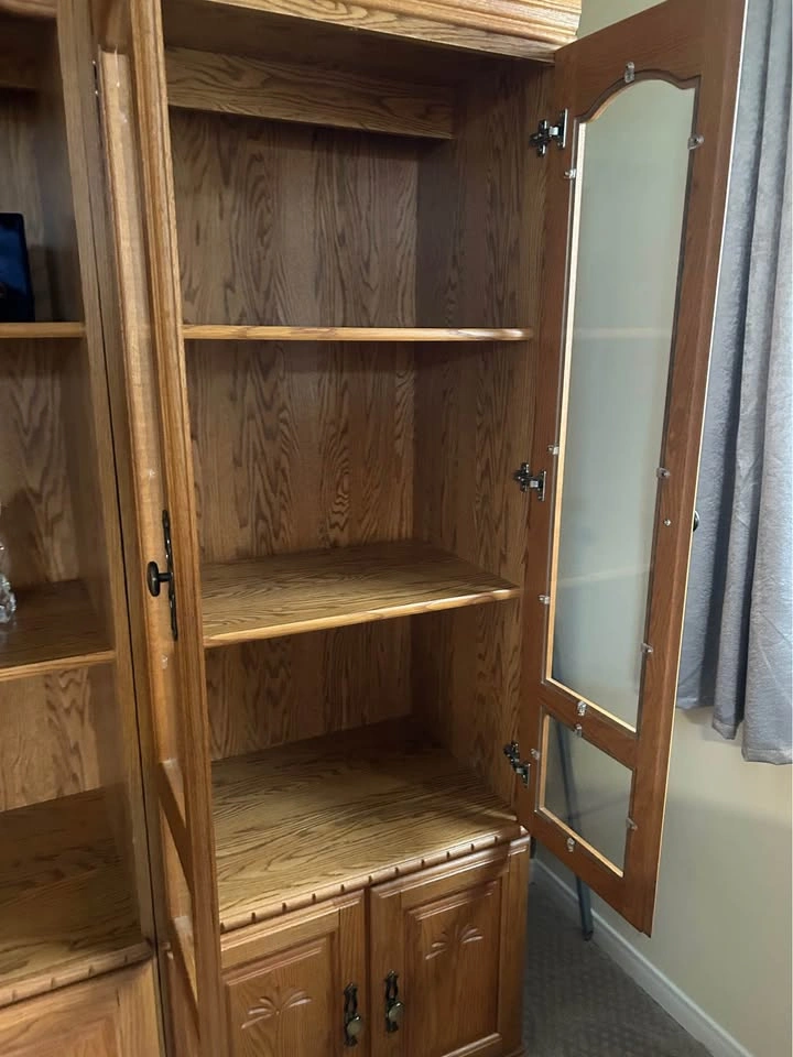 Wooden Entertainment Center - photo 3