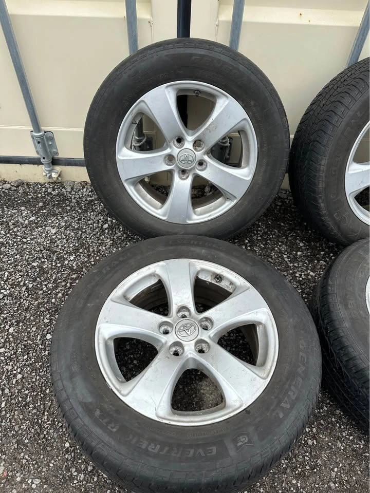 OEM 17” Toyota Sienna Rims On All Season Tires - photo 2
