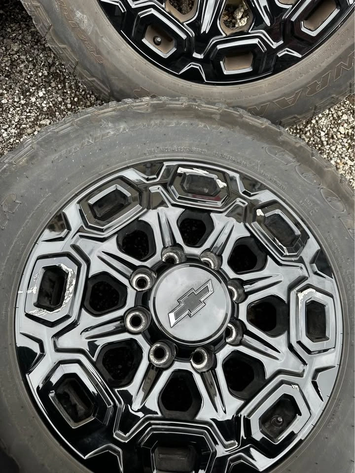 20” OEM Chevy Silverado Rims w/ Goodyear Wrangler Tires - photo 5