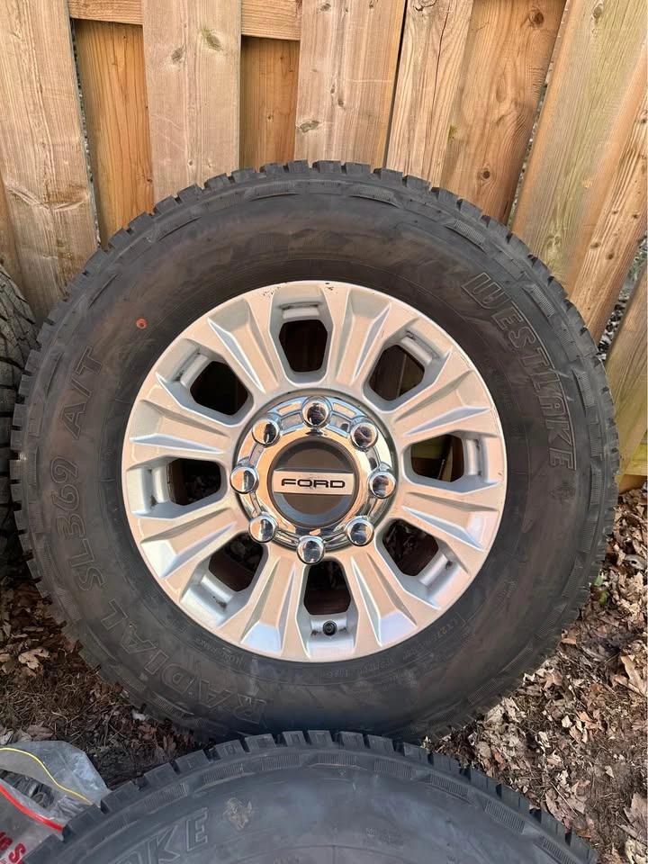 OEM 18” Ford F250 Rims w/ Westlake A/T Tires - photo 2