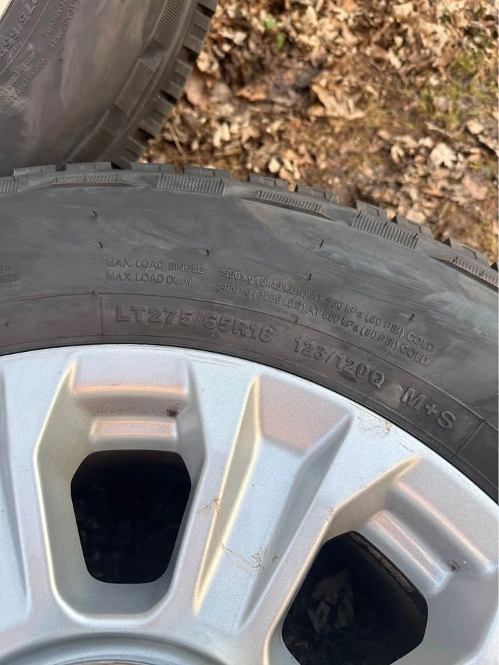 OEM 18” Ford F250 Rims w/ Westlake A/T Tires - photo 4