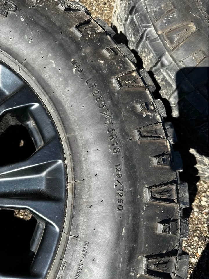OEM 18” Ford F250 Rims w/ Goodyear Wrangler Tires - photo 5