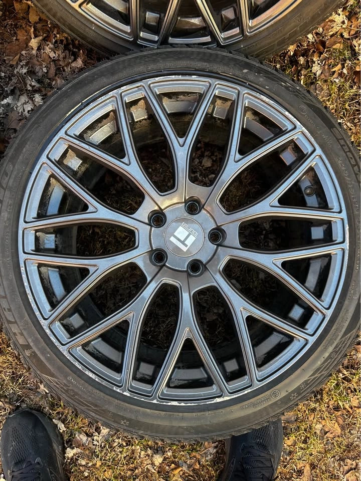19” Touren Tesla Model 3 Rims on Winter Tires - photo 2