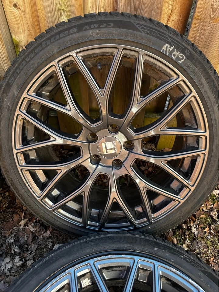 19” Touren Tesla Model 3 Rims on Winter Tires - photo 3