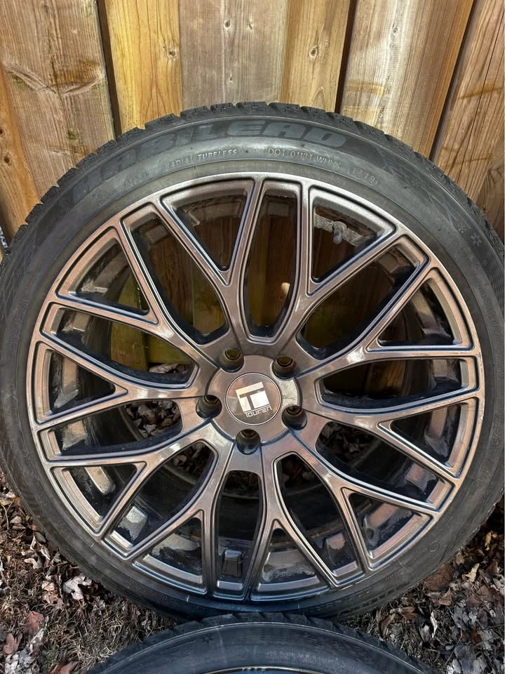 19” Touren Tesla Model 3 Rims on Winter Tires - photo 4