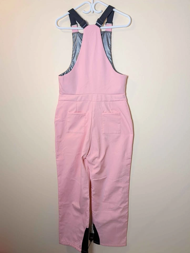 Pink Size Medium Snow Pants Bib Snowboard Pants - photo 2