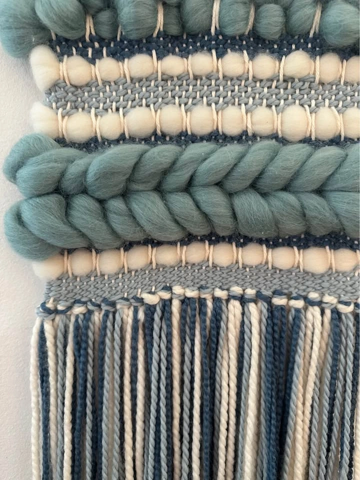 Handmade woven wall hanging - photo 3