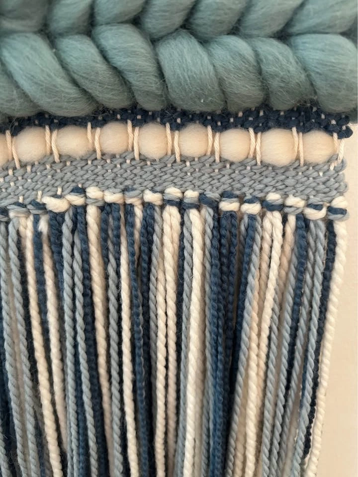 Handmade woven wall hanging - photo 4