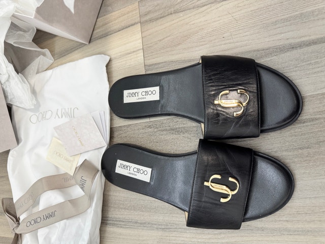 Authentic Jimmy Choo Slides - photo 2