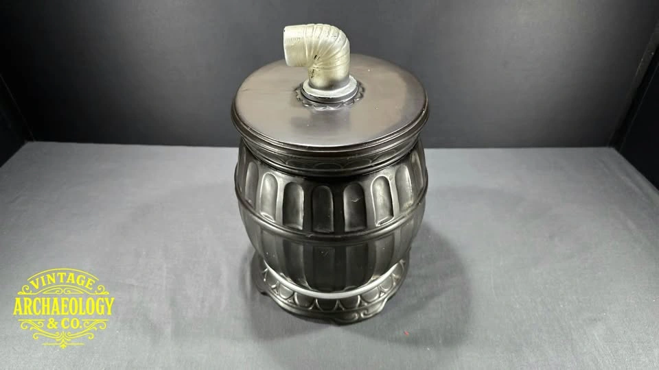 CERAMIC COOKIE JAR STOVE STYLE WITH 'COOKIES' LETTERING - photo 3