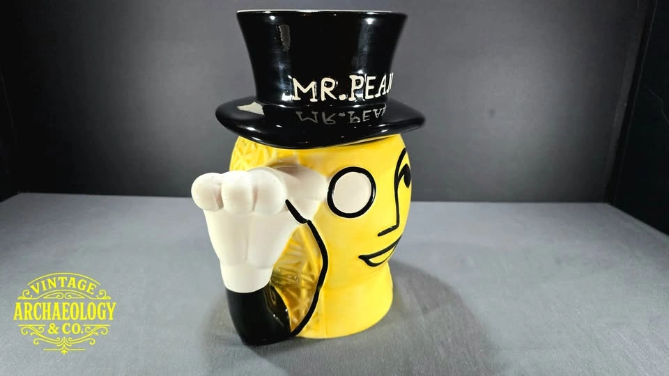 CERAMIC COOKIE JAR MR.PEANUT - photo 2